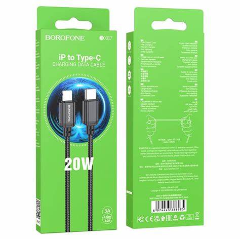 CABLE USB A IPHONE BOROFONE BX87