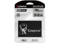 DISCO DE ESTADO SOLIDO KINGSTON SSD 512GB, 2.5", SATA3, NEGRO. VELOCIDADES DE LECTURA / ESCRITURA DE HASTA 550/ 520MB/ SEG