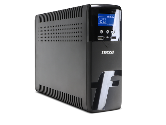 UPS FORZA XG-1201LCD - 1200 VA 720 WATTS, 10 ENTRADA, ONDA SINUSOIDAL, 2 PUERTO USB (CARGA DISPOSITIVO MÓVIL), 120V, PROTECCIÓN COAXIAL + RJ45/RJ11 PROTECCIÓN DE PICO