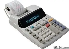 CALCULADORA SUMADORA DE PAPEL 