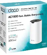 ROUTER DECO-S7 (1-PACK) TP-LINK, 1900 MBPS EN 2GHZ Y 1300 MBPS EN 5 GHZ, 802.11AX. 5 GHZ, WI-FI 5, MESH AI, COBERTURA AMPLIA.