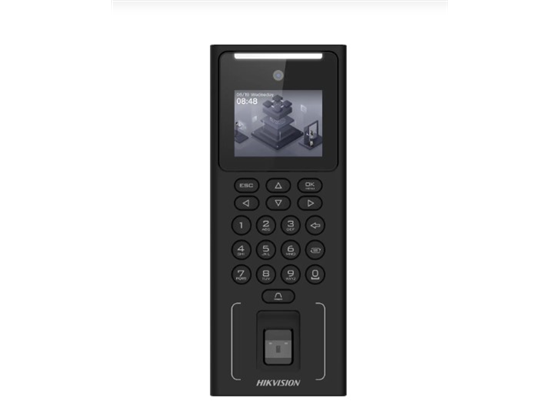 HIKVISION,TERMINAL FACIAL MIN MOE HIKVISION WIFI 500 ROSTROS Y LECTOR DE TARJETAS EM CARD, 3,000 HUELLAS Y TARJETAS