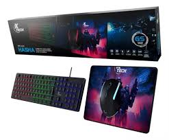 [XTK-535S] COMBO GAMER DE TECLADO Y MOUSE HASHA 