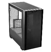 GABINETE DE PARED CLICK CAM 12U, 19" 600 X 450, PUERTA FRONTAL CON CRISTAL TEMPLADO CON CERRADURA, BLACK, PANELES LATERALES ABIERTOS, NO ABANICO.