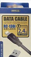 [RC-138I] CABLE DE IPHONE DATA CABLE NEGRO 